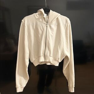 Alo cropped zipped hoodie